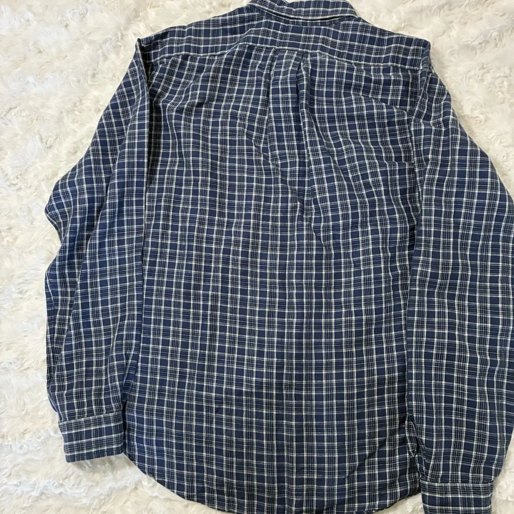 Ralph Lauren‎ Polo Long Men's XL Sleeve Shirt Blue Classic Fit